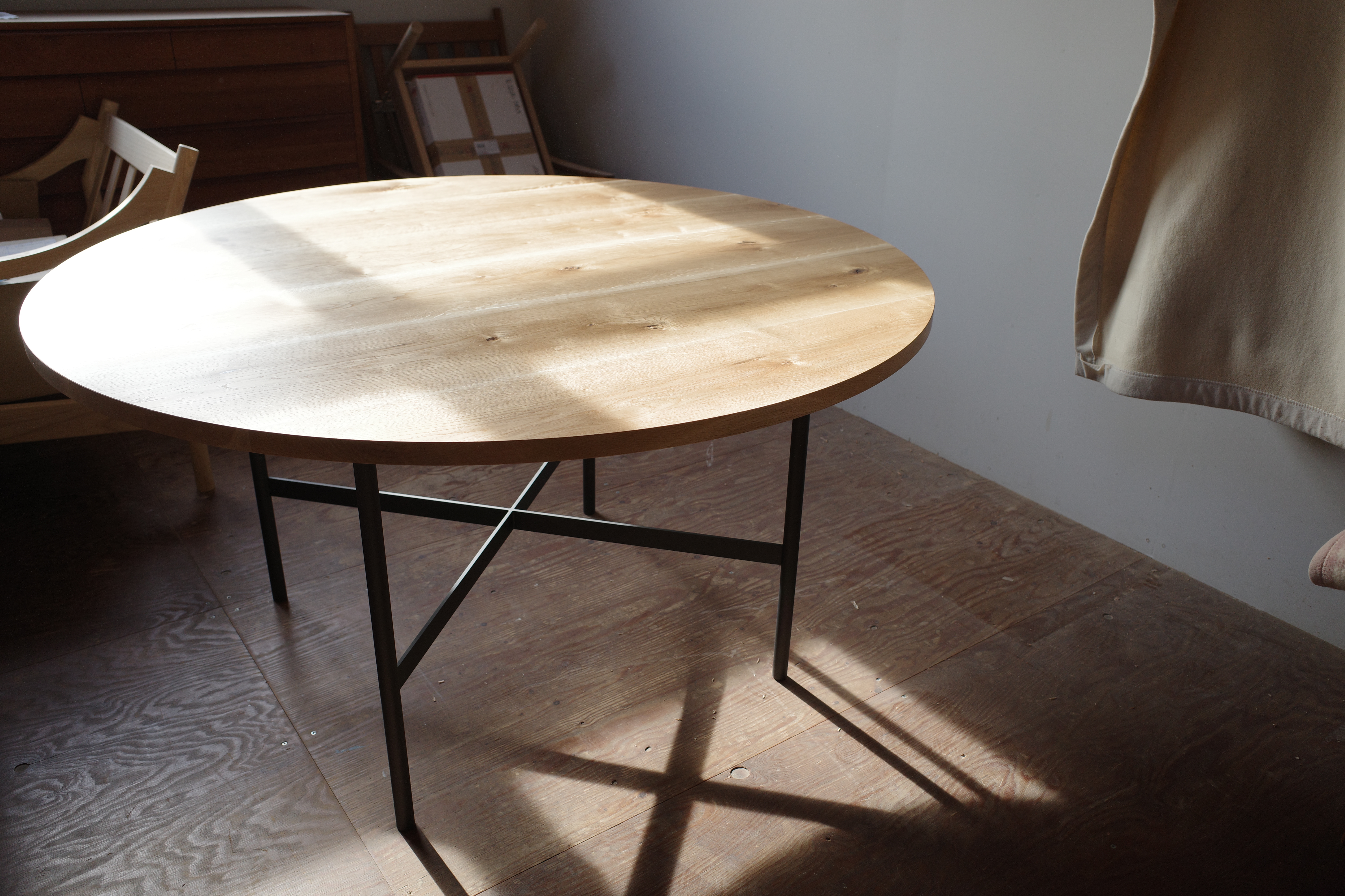 テーブル脚製作